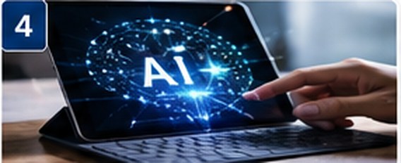 Artificial intelligence interface connected to a business workflow