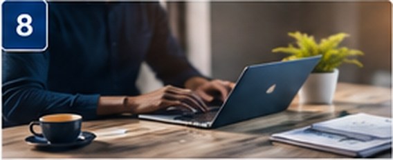 Business professional planning automated customer communication